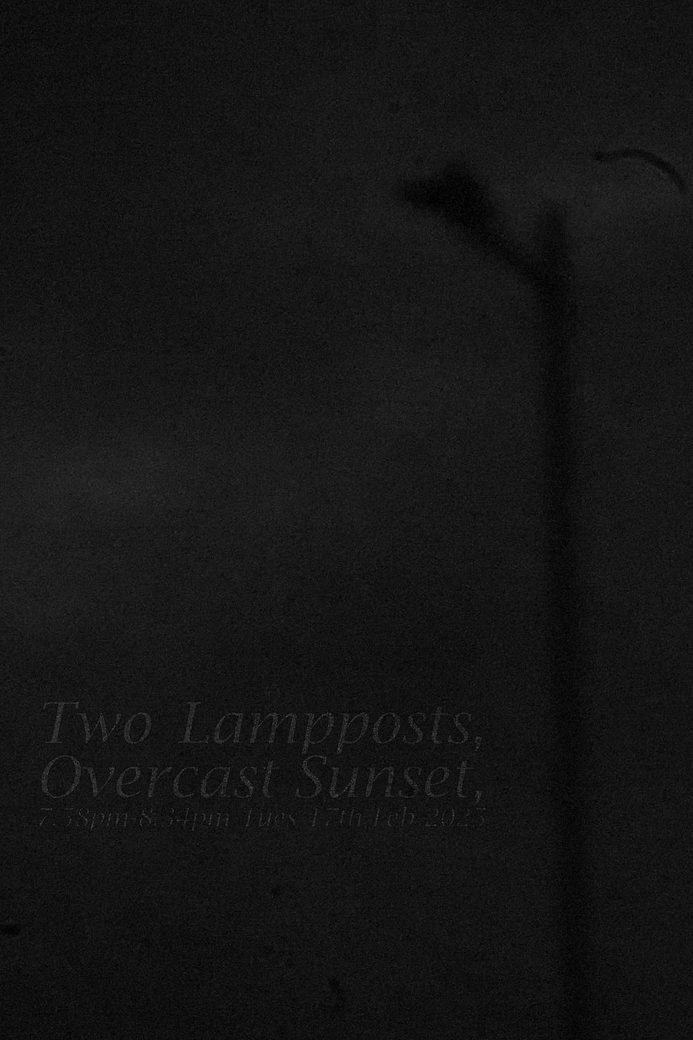 2 Lampposts film poster